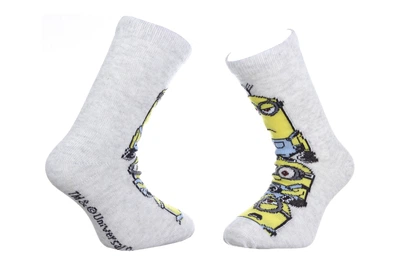 Носки MINION BOB ET RAYURES светло-серые детские 31-34арт83897920-1 (83897920-1)
