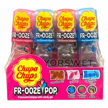Набір льодяників Chupa Chups FR-Ooze POP з рідкою начинкою 312 г (12*26 г) (0668)