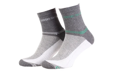 Носки Sergio Tacchini 3-pack серый, белый, зеленый унисекс 36-40 (13150661-2)