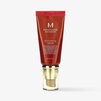 BB-крем Missha M Perfect Cover BB Cream SPF42 / PA+++ №25 Warm Beige 50 мл (8809747940714)