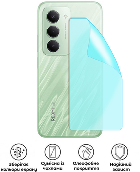 Захисна гідрогелева матова плівка Grade B на корпус смартфона Xiaomi Redmi 15 5G