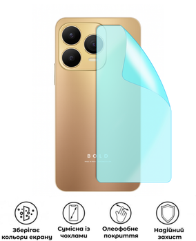 Защитная полиуретановая матовая пленка Medium Armor на корпус смартфона BLU Bold K20