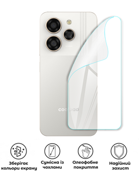 Защитная полиуретановая глянцевая пленка Edge Armor на корпус смартфона Coolpad Cool 40