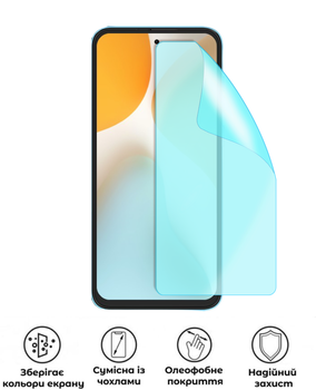 Защитная полиуретановая матовая пленка Simple Armor на экран смартфона BLU G65L