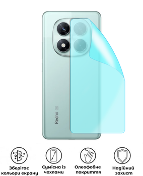 Защитная гидрогелевая матовая пленка Grade B на корпус смартфона Xiaomi Redmi Note 14 Pro 5G