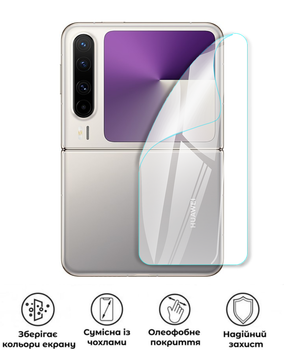 Защитная полиуретановая глянцевая пленка Edge Armor на корпус смартфона Huawei Pura X