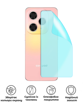 Защитная полиуретановая матовая пленка Simple Armor на корпус смартфона Coolpad X100
