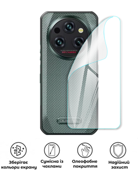 Захисна поліуретанова глянцева плівка Medium Armor на корпус смартфона Oukitel WP35 Pro