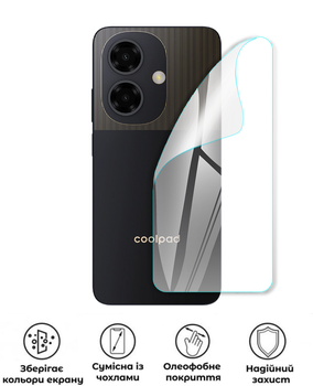 Защитная полиуретановая глянцевая пленка Heavy Armor на корпус смартфона Coolpad CP12 Neo
