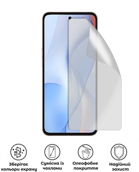 Защитная гидрогелевая глянцевая пленка Антишпигун на экран смартфона Coolpad X100