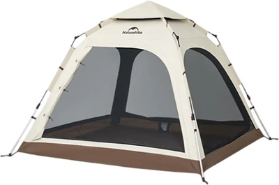 Палатка четырехместная автоматическая Naturehike Ango CNK2550WS010 Коричневая (6927595789407)