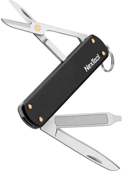 Мультитул Nextool Mini Pocket Knife Чорний (NE0141)