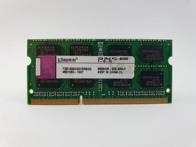 Оперативная память для ноутбука SODIMM Kingston DDR3 2Gb 1066MHz PC3-8500S (TSB1066D3S7DR8/2G) 11991 Б/У
