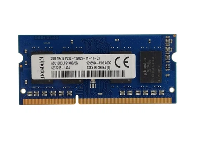 Оперативная память для ноутбука SODIMM Kingston DDR3L 2Gb 1600MHz PC3L-12800S (ASU16D3LFS1KBG/2G) 14213 Б/У