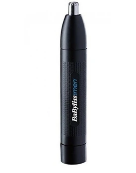 Триммер для стрижки волос в носу, ушах BaByliss E652E 2 насадки Черный
