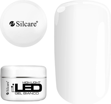 Żel budujący do paznokci Silcare High Light Bianco 100 g (5902560566819)