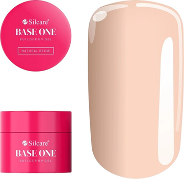 Гель для нарощування нігтів Silcare Base One Natural Beige 100 г (5902560566048)