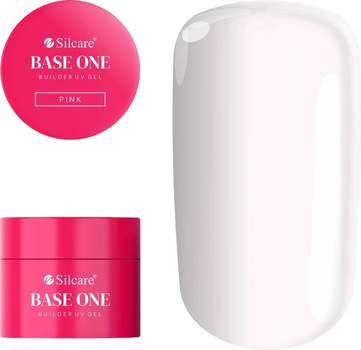 Гель для нарощування нігтів Silcare Base One Pink 100 г (5902560566055)