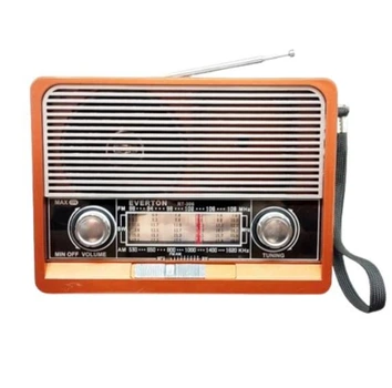 Аккумуляторный радиоприемник Everton RT-306 FM/AM/SW/Bluetooth/USB с фонариком