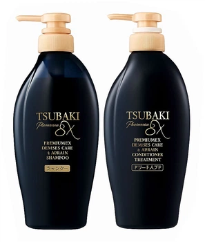 Набір Tsubaki Premium EX Damage Care & Repair Kit для догляду та відновлення пошкодженого волосся Шампунь 400 мл + Кондиціонер 400 мл (4550516495556)