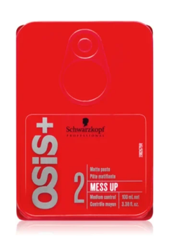 Моделирующая паста для волос с матирующим эффектом средней фиксации Schwarzkopf Professional Osis+ Mess Up 100 мл