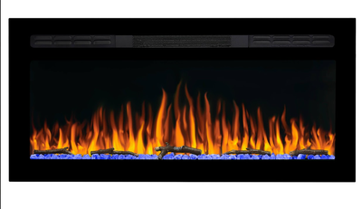 Электрокамин настенный встраиваемый ArtiFlame AF37 WR