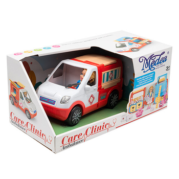 Игровой набор Машина скорая помощь с куклой и аксессуарами А-Toys JJ8705