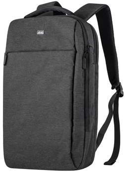 Рюкзак 2E, Melange 17", чорний