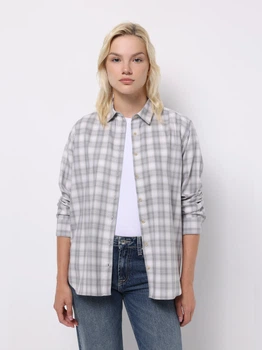 Сорочка жіноча Colin's CL1075743LBL XS Light Blue в клітинку (8684112819587)