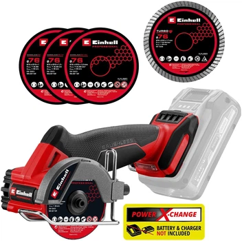 Аккумуляторная отрезная машинка Einhell Professional X-Change TP-CO 18/76-C Li BL без АКБ и ЗУ (4432000)