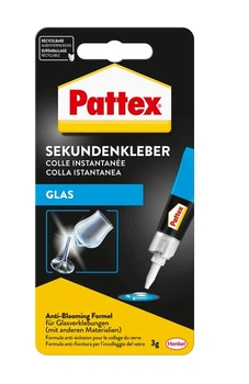 Клей Pattex секундный для стекла 3г. (4015000415088)