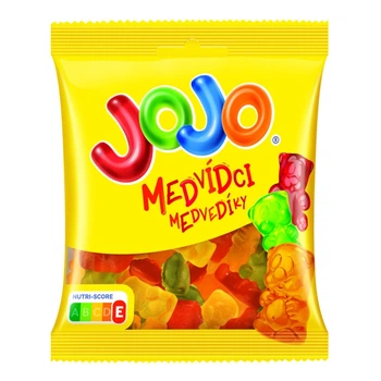 Цукерки желейні JOJO Bears з фруктовими смаками 80 г. (8593893738690)