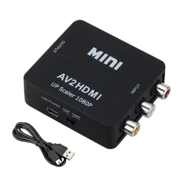 Переходник AV RCA to HDMI конвертер black