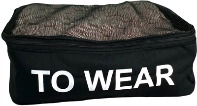 Сумка-органайзер ORGANIZE з сіткою М TO WEAR Чорний (M-bag-M-black)