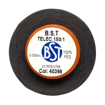 Нить для оверлока B.S.T TELEC 217675/0705-40398 5000м Серо-коричневый