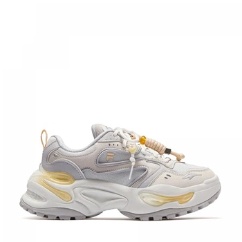 Жіночі кросівки FILA Eva White Agate Gray/Scroll Brown 36,5 Жовтий T12W541001FWA