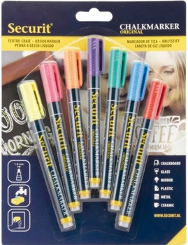 Zestaw markerów kredowych Securit Chalkmarker Original 7 szt (8718226492722)