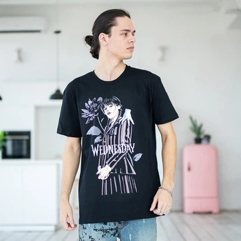 Футболка унісекс Wednesday 4XL чорний