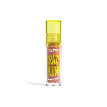 Блиск-плампер для губ Parisa Cosmetics Lipgloss Crazy Plump №104 (Beige sense)