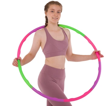 Обруч дитячий розбірний 8 секцій пластик Хула Хуп Hula Hoop Zelart FI-154167