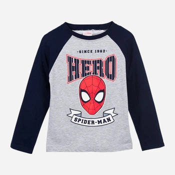 Детский лонгслив для мальчика Disney Spiderman HY10035.NAVY 98 см Нави (3609088179188)