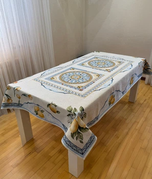 Скатертина гобеленова 140х240 см. Lemon/34426