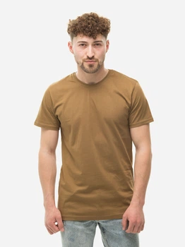 Футболка хлопковая длинная мужская НатаЛюкс 12133880830 2XL (54) Койот (1213388083051)