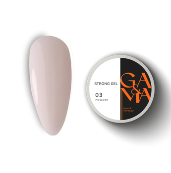 Гель моделирующий GA&MA Strong Gel №03 Powder 30 мл