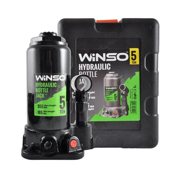 Домкрат гидравлический бутылочный Winso 5т 185-355мм 185000