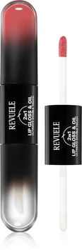 Блеск и масло 2в1 для губ Revuele Lip Gloss & Oil 2in1 Ultimate Double тон 07 Сладкий персик, 7 мл