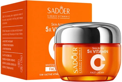 Крем для лица Sadoer 5X Vitamin C Face Cream с витамином С 50 г (6942349711312)