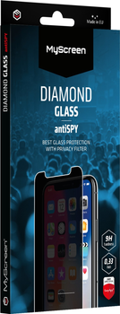 Захисне скло MyScreen DIAMOND GLASS AntiSPY для Apple iPhone X/XS/11 Pro Transparent (MD3413TGPR)