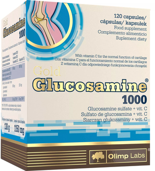 Suplement diety Olimp Gold Glucosamine 1000 120 kapsułek (5901330013331)