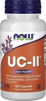 Suplement diety Now Foods UC-II Kolagen typu II 120 kapsułek (733739031365)